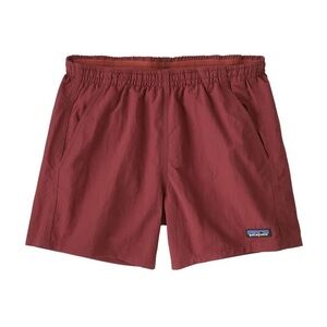 Patagonia Women’s Large 5” Baggies, Sequoia Red